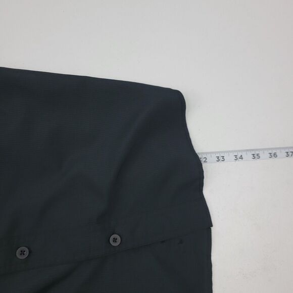 Duluth 40 grit black button down shirt mens S short sleeve 3109 - Picture 6 of 8